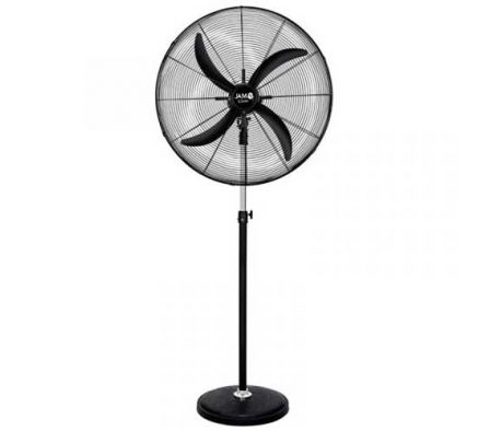 VENTILADOR INDUSTRIAL DE PIE JAM JM130 4CUCHIL/NEGRO30"BASE RED250W 220V/50HZ