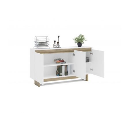 APARADOR LOS ANGELES POLITORNO 180798 BLANCO / ROBLE CLARO