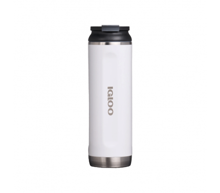 BOTELLA TERMICA IGLOO 600ML BLANCO C/TAPA 71072