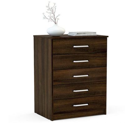 COMODA POLITORNO 5 CAJONES 2169 TABACO