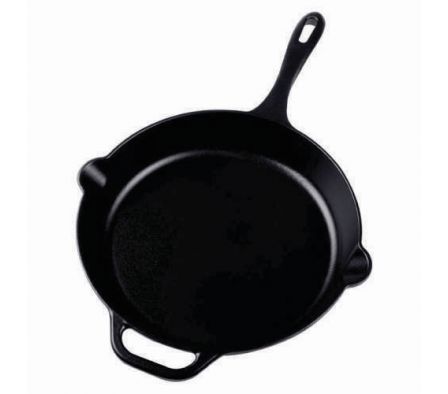 SARTEN VICTORIA HIERRO FUNDIDO ESMALTADA 30CM CON ASA Ref:614