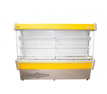 GONDOLA REFRIGERADA PARA VERDURAS FRIDER 2.50 M. EQUIPADA CON MOTOR +2° A +6°C