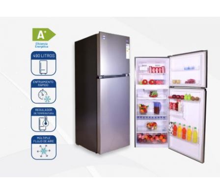 HELADERA GOODWEATHER GW-65WR 490LT F/S PLATA