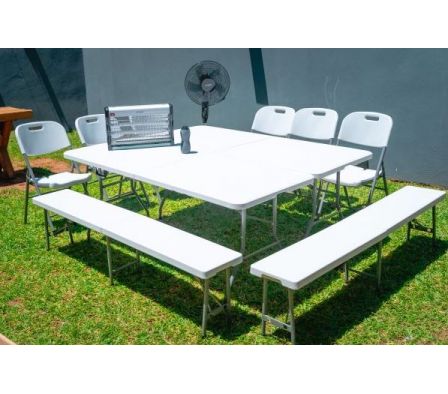 BANCO PLEGABLE UNIQUE BLANCO BPB182