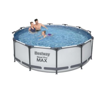 Piscina c/ est. metalica 9.150Lts. Steel Pro MAX. Bestway