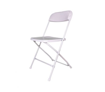 SILLA ECONOMICA PLEGABLE BLANCA UNIQUE SPE2