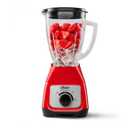 LICUADORA OSTER 1.5LTS 2 VEL JARRA DE VIDRIO BLSTKAG-RRD-053 ROJO 11865