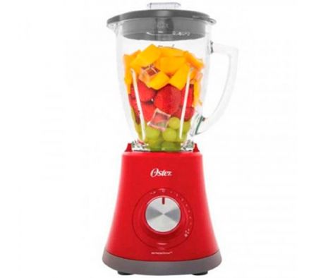 LICUADORA SUPER CHEF BLSTMG-RR8-357-2 8 VEL 750W JARRA DE VIDRIO ROJO