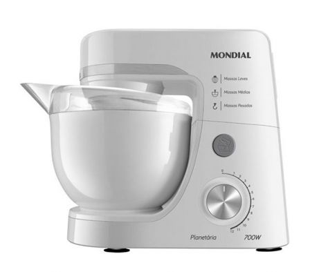 BATIDORA  PLANETARIA MONDIAL 500W WHITE BP-03-W