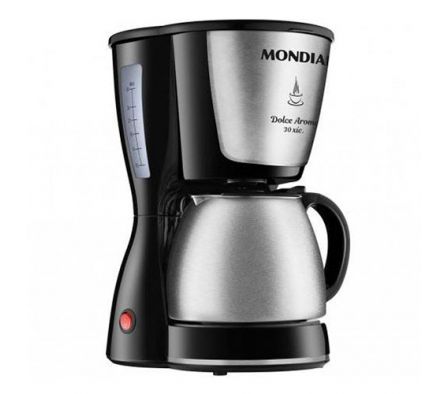 CAFETERA MONDIAL DOLCE AROME INOX 30  JARRA DE INOX - 30 CAFECITOS C-37JI-30X