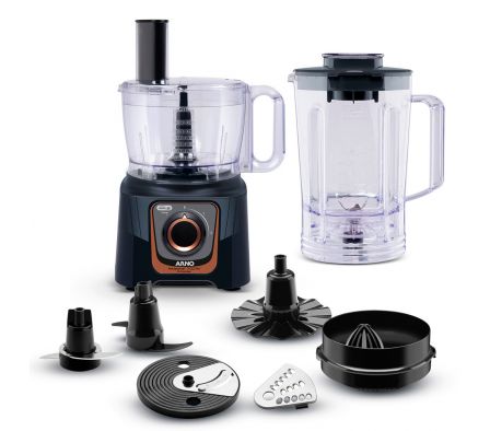 PROCESADOR ARNO MULTICHEF 7 EN 1 MOD DO165HB2 NEGRO 700W