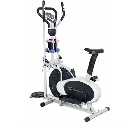 ELIPTICO RESIDENCIAL CON ASIENTO EVOLUTION FITNESS MOD EL651 4MANCUERNAS TWISTER