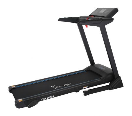 CAMINADORA EVOLUTION EVO2650 12PROG 120KG 16KM/H 2HP C/ INCLINACION MANUAL