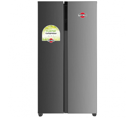 HELADERA SIDE BY SIDE TOKYO INOX INVERTER NO FROST