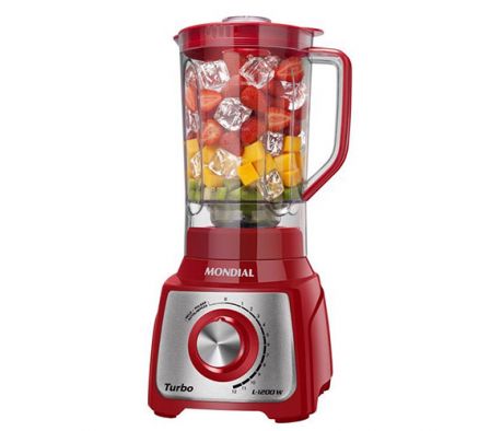 LICUADORA MONDIAL TURBO INOX RED