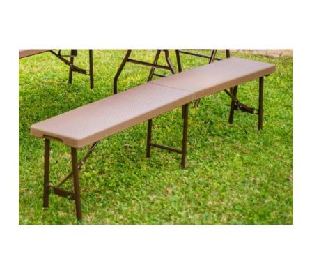 BANCO PLEGABLE UNIQUE MARRÓN BPR183