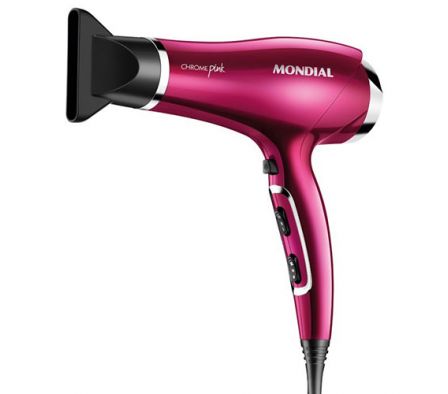 SECADOR DE PELO MONDIAL - CHROME PINK