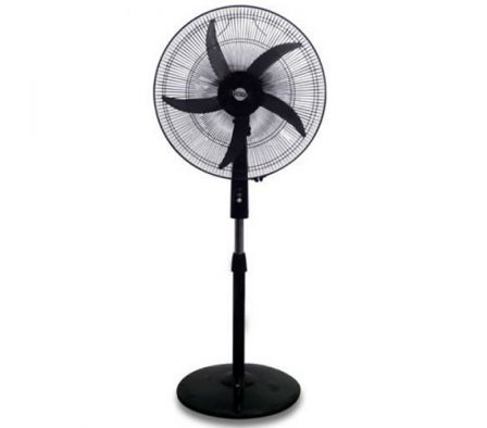 VENTILADOR TOKYO DE PIE NEGRO BRAVISIMO 3 VEL.20  BASE REDONDA