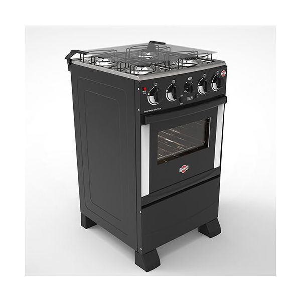 ▷ Cocina Combinada 3 Hornallas y 1 Disco Eléctrico | Baudin